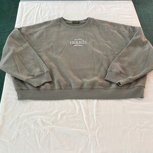 Nuuds Women's Olive Crewneck Sweater